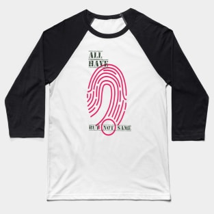 Magic fingerprint Baseball T-Shirt